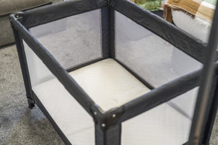 short term rental telford travel cot