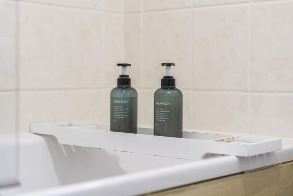 spacious white house telford bathroom