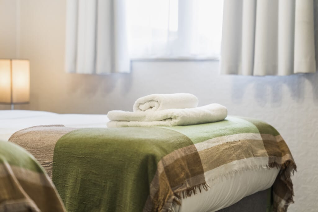 spacious white house telford bedroom