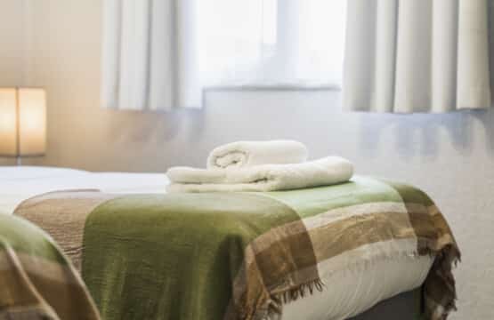 spacious white house telford bedroom