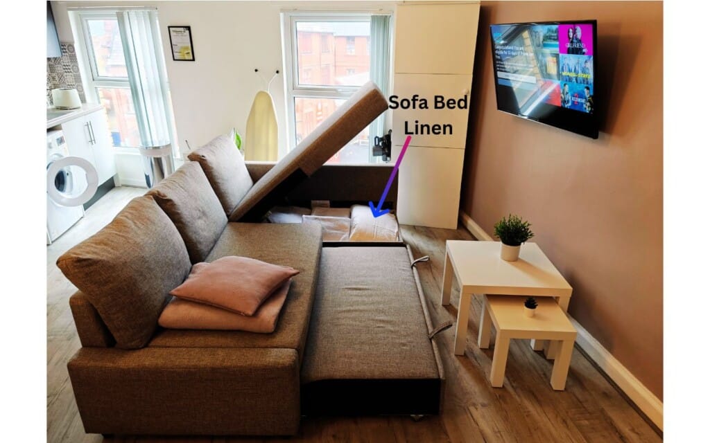 lodginet stays liverpool sofa bed double