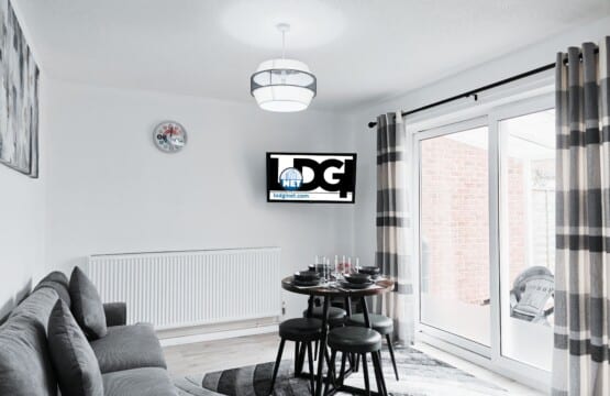 temporary housing telford living room