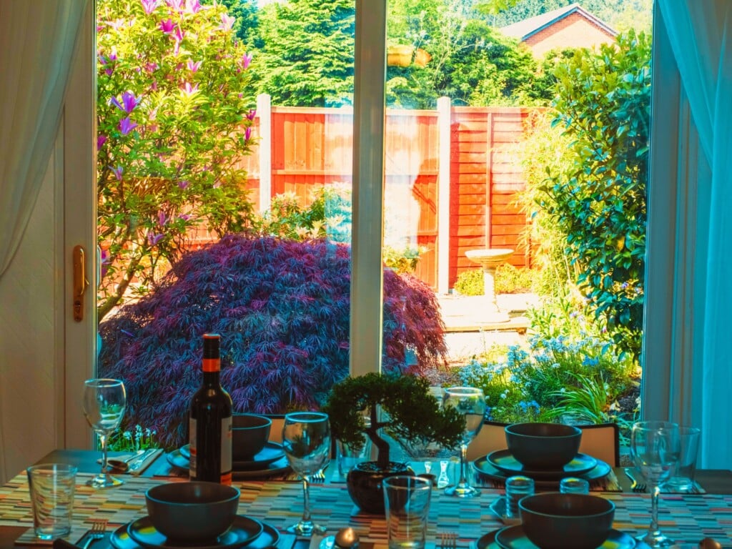 spacious white house telford dining