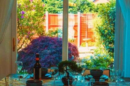 spacious white house telford dining