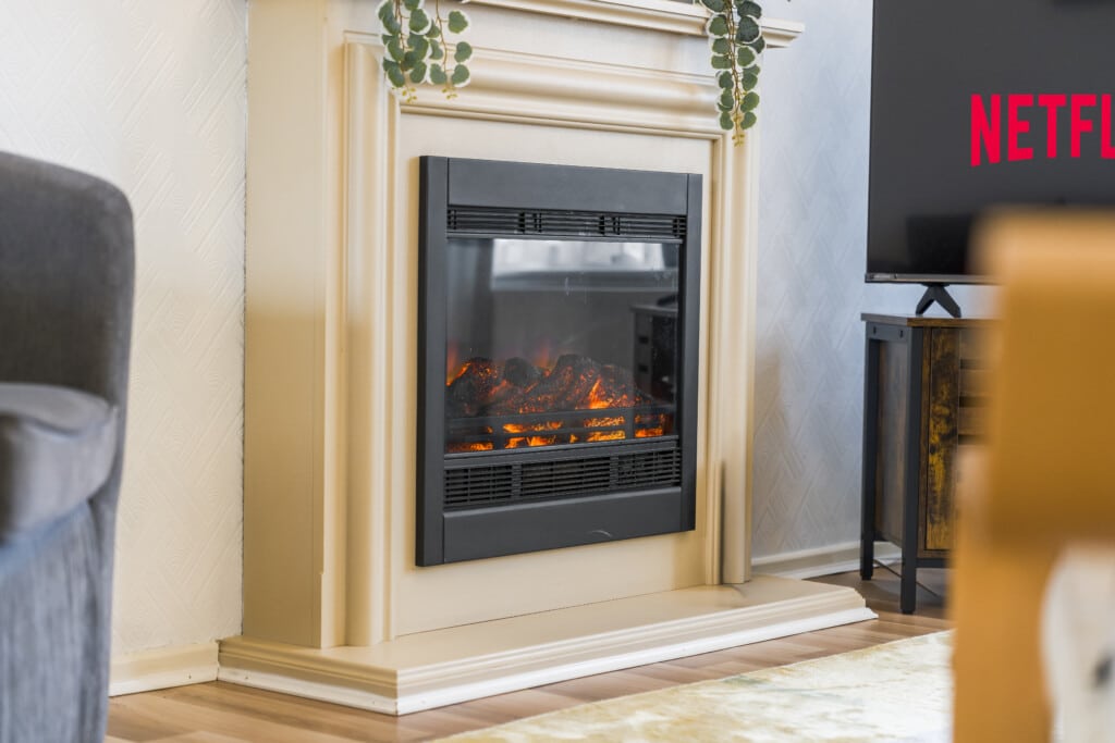 spacious white house telford living room